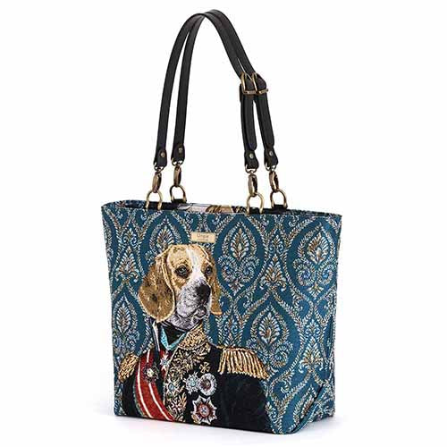 Beagle tote bag made in the UK by Umpie Handbags