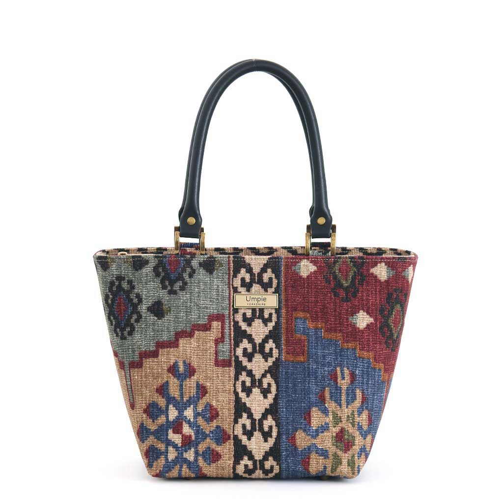 Canvas Handbag with a kilim design by Umpie Handbags