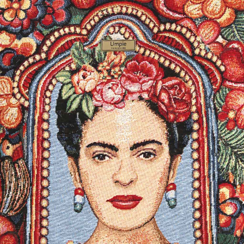 The Frida Kahlo Tote Bag - fabric close up view