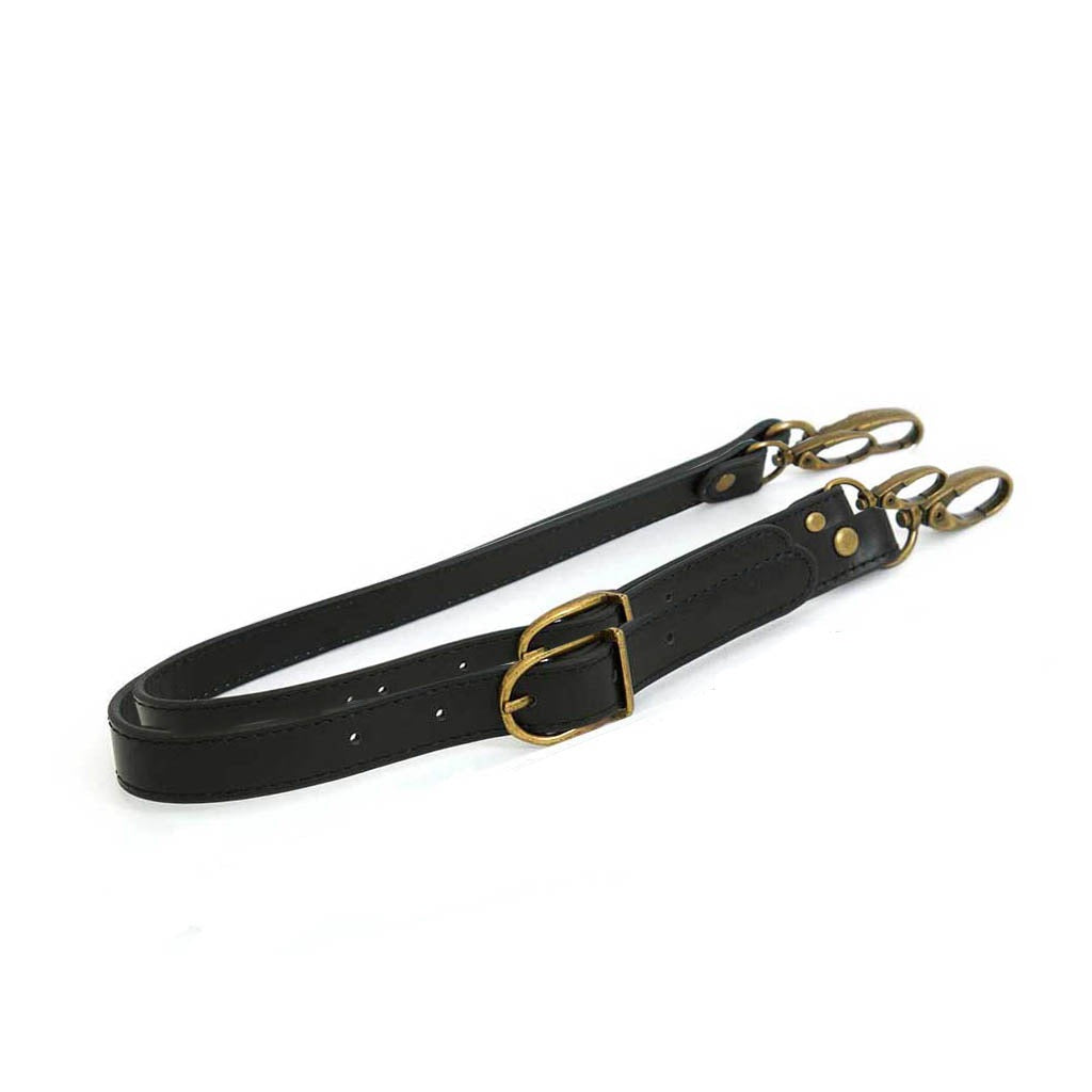 Black Leather Tote Bag Straps