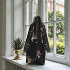 Top zip detail of Tiger Tote Bag revealing spacious interior and secure closure by Umpie Handbags