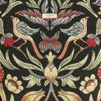 William Morris Tapestry Fabric Close-up - Iconic Victorian Botanical Patterns Inspired by Arts and Crafts Movement