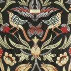 William Morris Overnight Bag, close up view of the beautiful Victorian botanical print, by Umpie Handbags