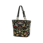 The front view of the William Morris Heritage Shoulder Bag, Genuine Leather Straps by Umpie Handbags