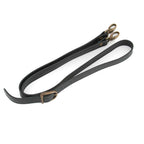 Leather Crossbody Bag Strap in black