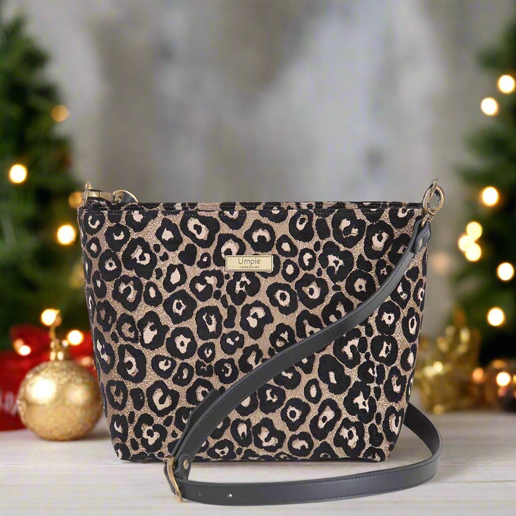 Black and leopard print bag best sale