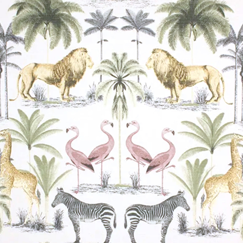 Safari print cotton lining.